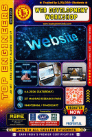 Web Development Workshop 2026 venue Poster